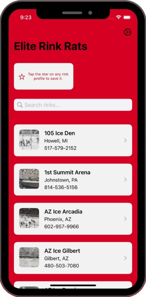 Elite Rink Rats iPhone